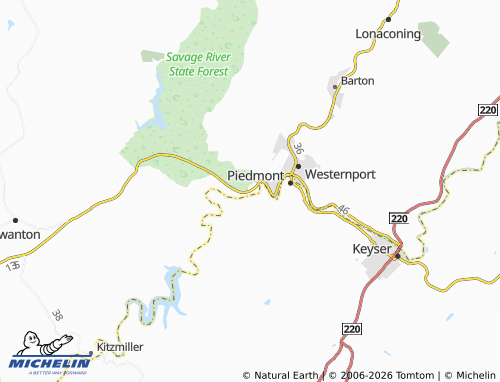 Mappa MICHELIN Bloomington - ViaMichelin
