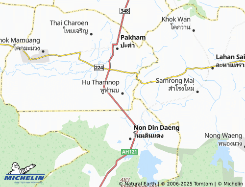 MICHELIN Hu Thamnop map - ViaMichelin