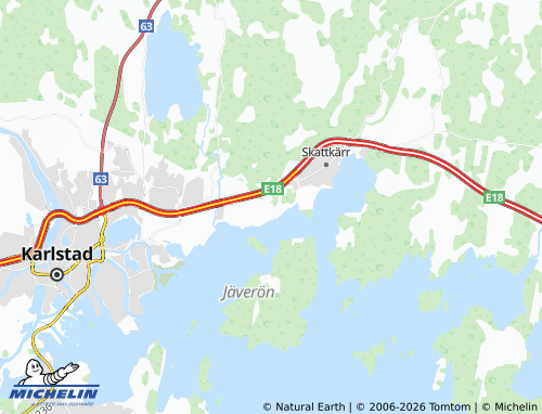 MICHELIN Busterud map - ViaMichelin