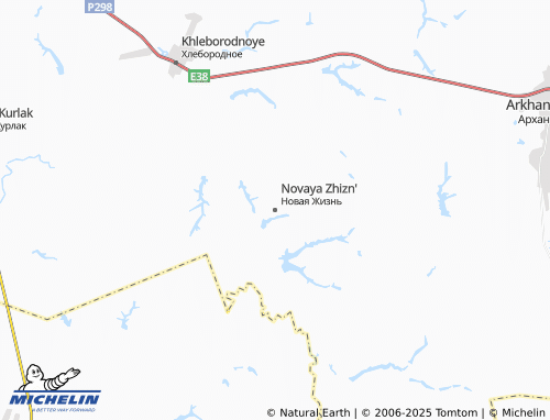 MICHELIN Novaya Zhizn' map - ViaMichelin