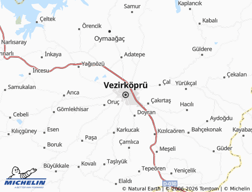 MICHELIN Taşkale map - ViaMichelin