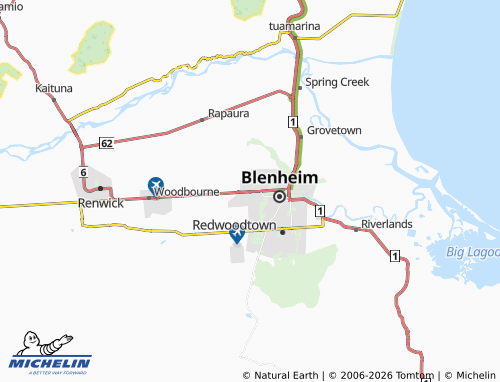 MICHELIN-Landkarte Springlands - ViaMichelin