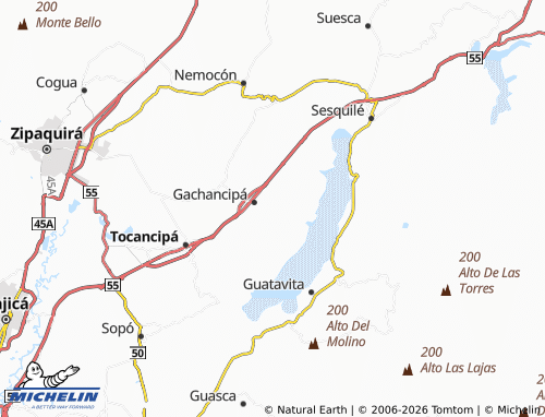 Carte MICHELIN San Bartolomé - ViaMichelin