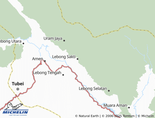 MICHELIN Lebong Sakti map - ViaMichelin