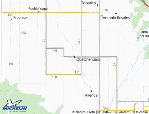 MICHELIN Quetchehueca map - ViaMichelin
