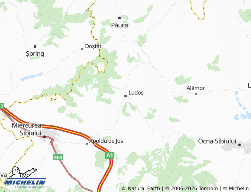 Carte MICHELIN Ludoș - ViaMichelin