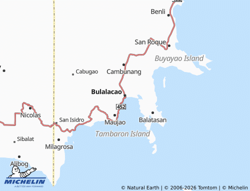 MICHELIN Bulalacao map - ViaMichelin
