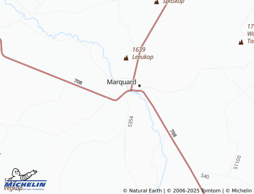 MICHELIN Moemaneng Extension 7 map - ViaMichelin