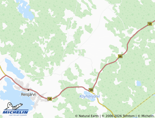 Carte MICHELIN Räisälänmäki - ViaMichelin