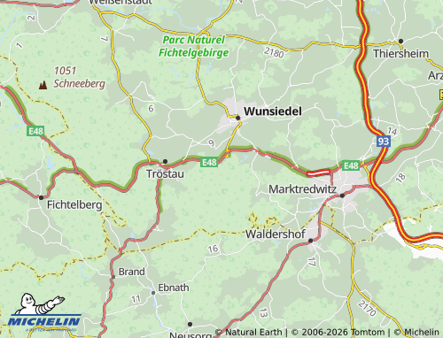 MICHELIN Luisenburg map - ViaMichelin