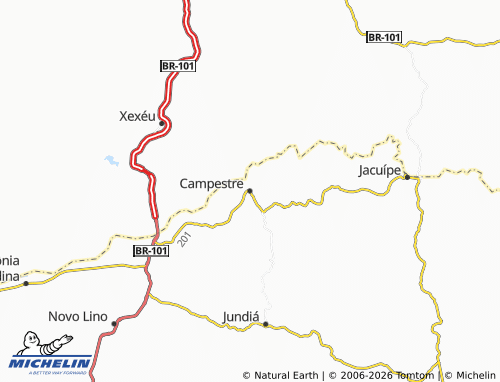 MICHELIN Campestre map - ViaMichelin
