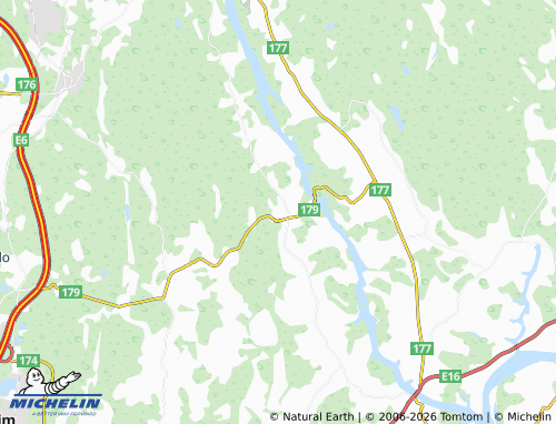 Kaart MICHELIN Brårud - ViaMichelin