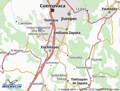 MICHELIN Lomas del Manantial map - ViaMichelin