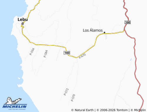 Mappa MICHELIN Pehuen - ViaMichelin
