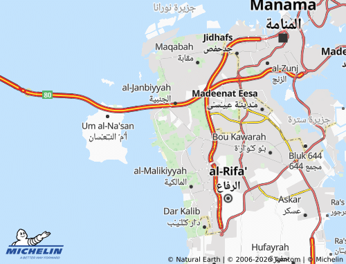 Mapa MICHELIN al-Hamlah - ViaMichelin