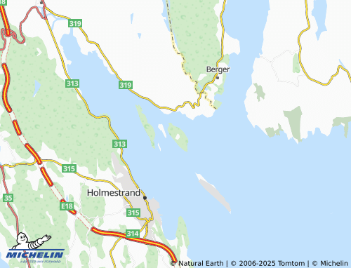 Carte MICHELIN Bjerkøy - ViaMichelin