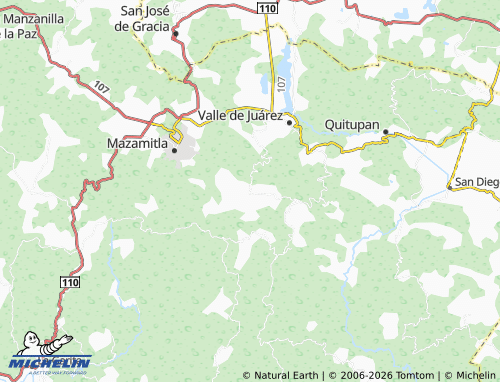 MICHELIN El Tigre map - ViaMichelin
