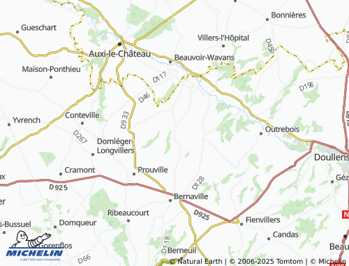 Carte MICHELIN Heuzecourt - ViaMichelin