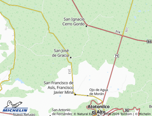 Mappa MICHELIN La Estrella - ViaMichelin