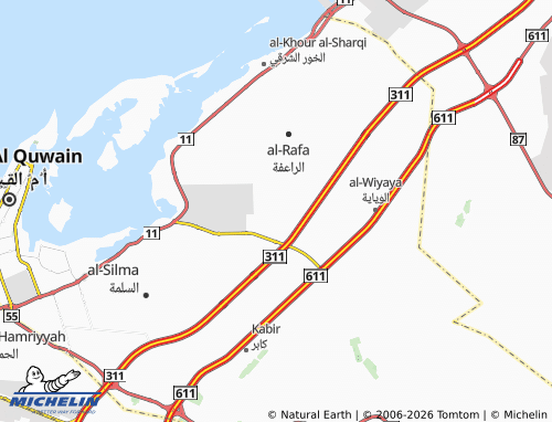 MICHELIN Umm Dera map - ViaMichelin