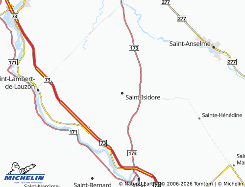 MICHELIN-Landkarte Saint-Isidore - ViaMichelin