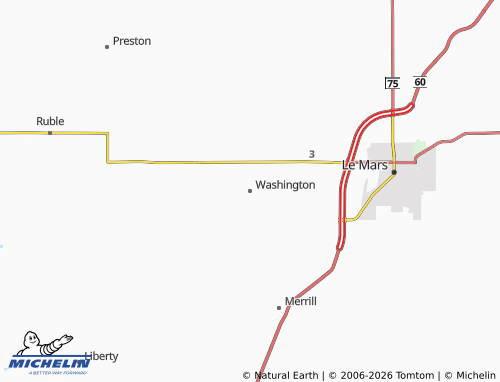 Mappa MICHELIN Washington - ViaMichelin