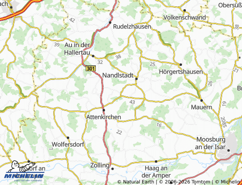 MICHELIN Aiglsdorf map - ViaMichelin