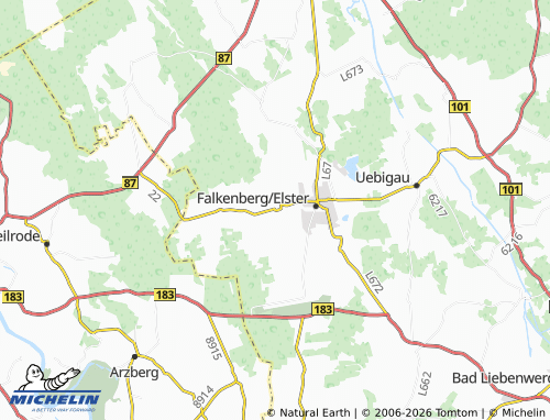 MICHELIN Kölsa map - ViaMichelin