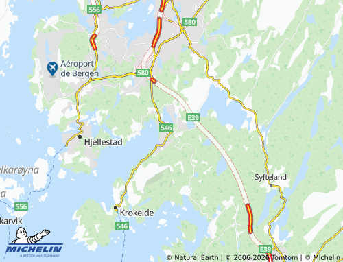 MICHELIN-Landkarte Fana - ViaMichelin