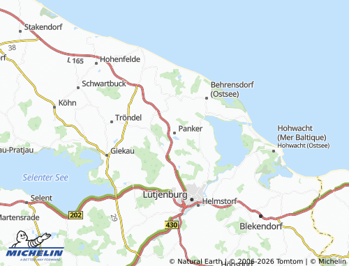 Mappa MICHELIN Panker - ViaMichelin