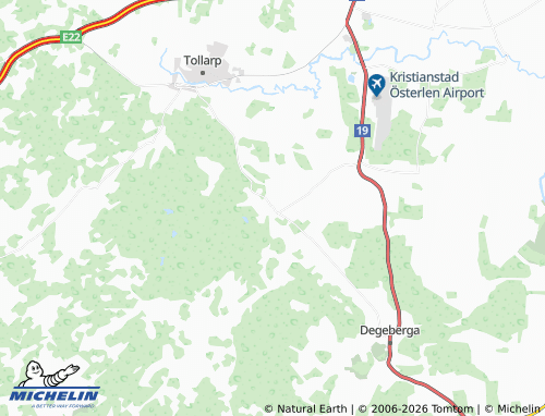 Carte MICHELIN Östra Sönnarslöv - ViaMichelin