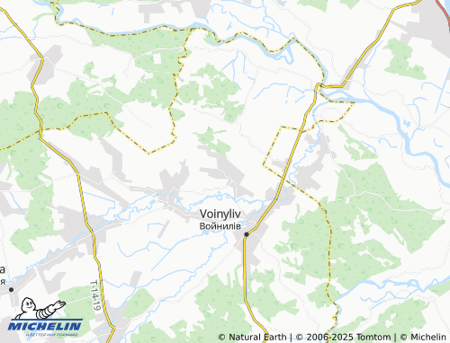 MICHELIN-Landkarte Dubovytsia - ViaMichelin