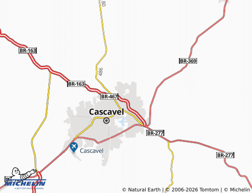 MICHELIN Floresta map - ViaMichelin