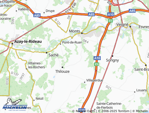Carte MICHELIN Le Genetay - ViaMichelin