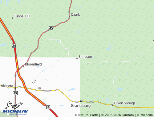 Mappa MICHELIN Simpson - ViaMichelin