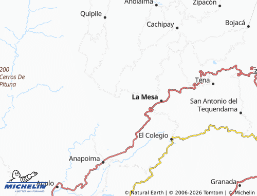 Carte MICHELIN Santa Bárbara - ViaMichelin