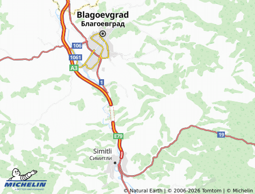 Mappa MICHELIN Tserovo - ViaMichelin