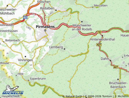 MICHELIN Lemberg map - ViaMichelin