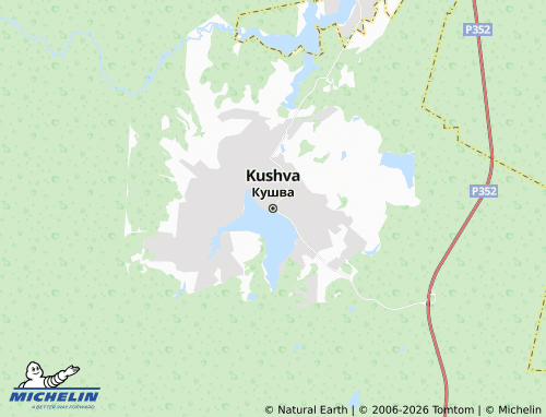 MICHELIN-Landkarte Kushva - ViaMichelin