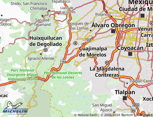 Mapa MICHELIN San Mateo Tlaltenango - ViaMichelin