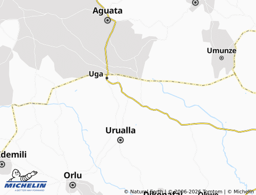 MICHELIN Akokwa map - ViaMichelin
