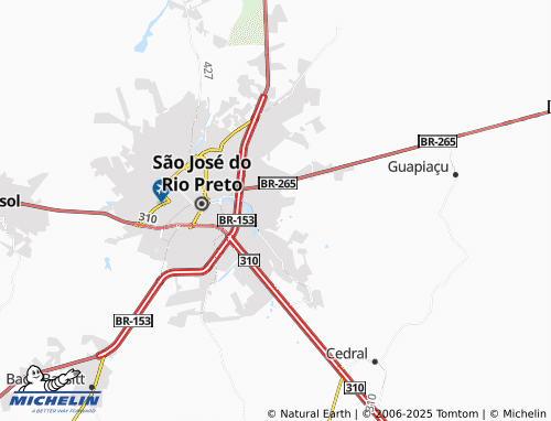 MICHELIN Residencial Márcia-Damha III map - ViaMichelin