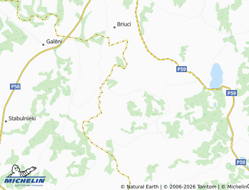 Mapa MICHELIN Pustinka - ViaMichelin