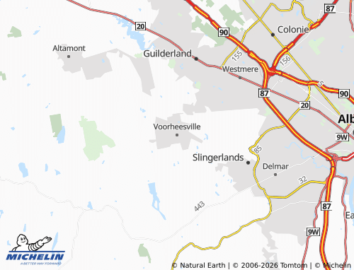 Mapa MICHELIN Voorheesville - ViaMichelin