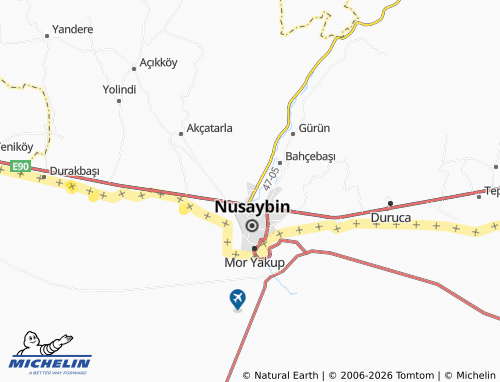 MICHELIN Çatalözü map - ViaMichelin