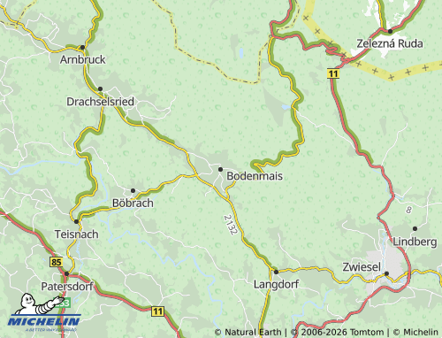 MICHELIN Bodenmais map - ViaMichelin