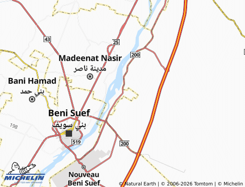Mappa MICHELIN Naj' al-'Alalmah - ViaMichelin