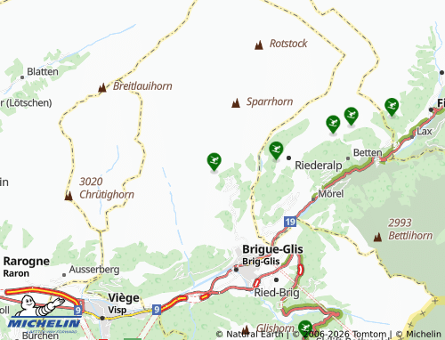 Mapa MICHELIN Belalp - ViaMichelin