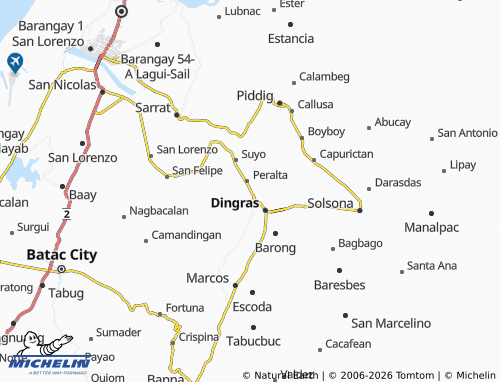 MICHELIN Puruganan map - ViaMichelin