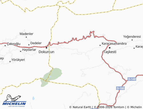 MICHELIN-Landkarte Akyokuş - ViaMichelin
